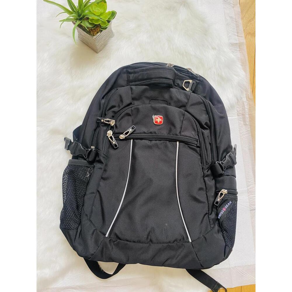 Swissgear Black Backpack With Multiple Compartmen… - image 1